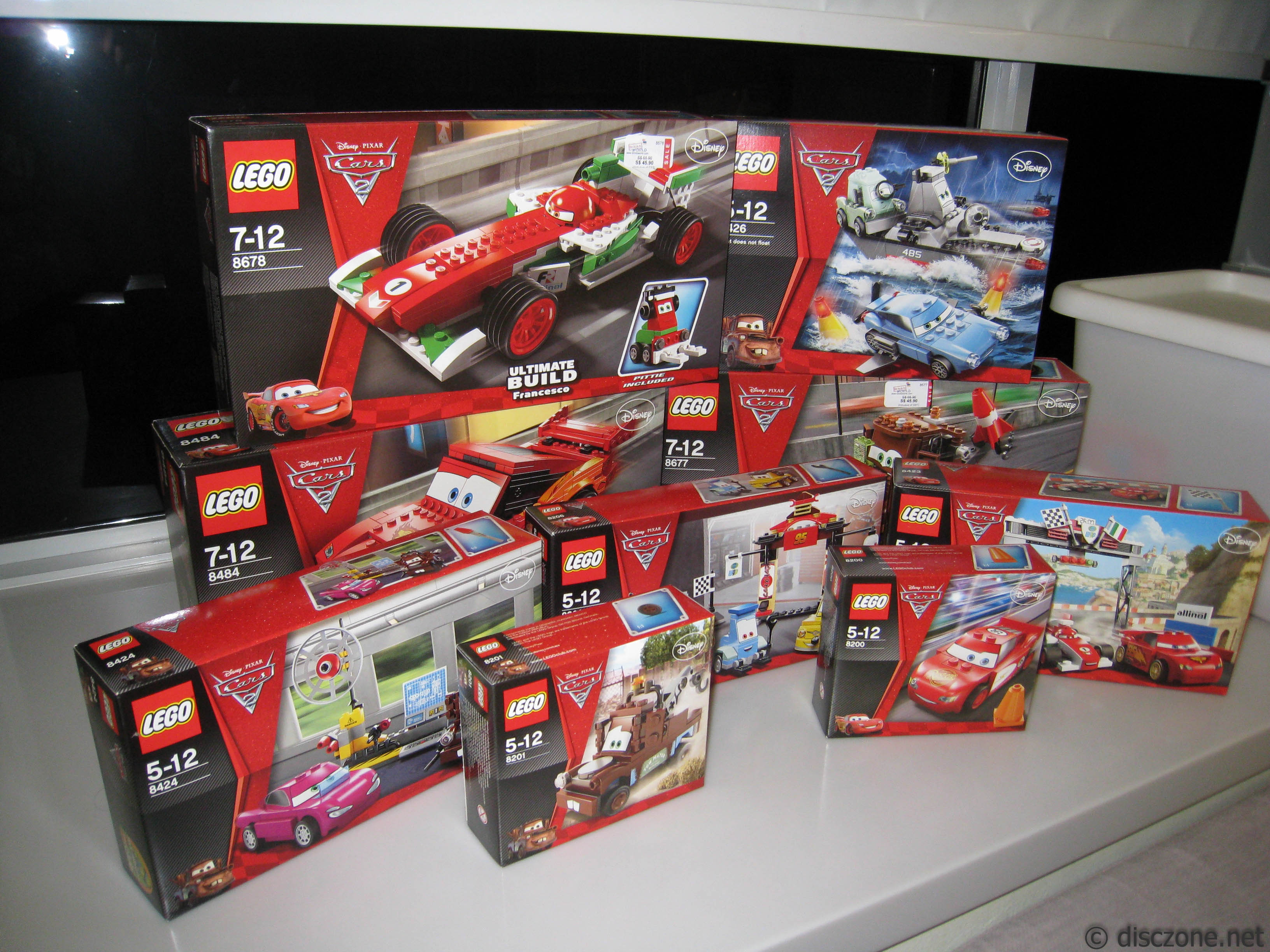 Review of 8200 and 8201 Lego 2 Lightning Mater